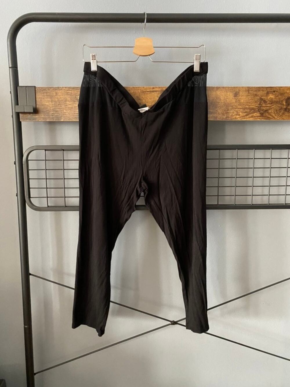 Shein Curve Black Mesh Leggings | 2XL